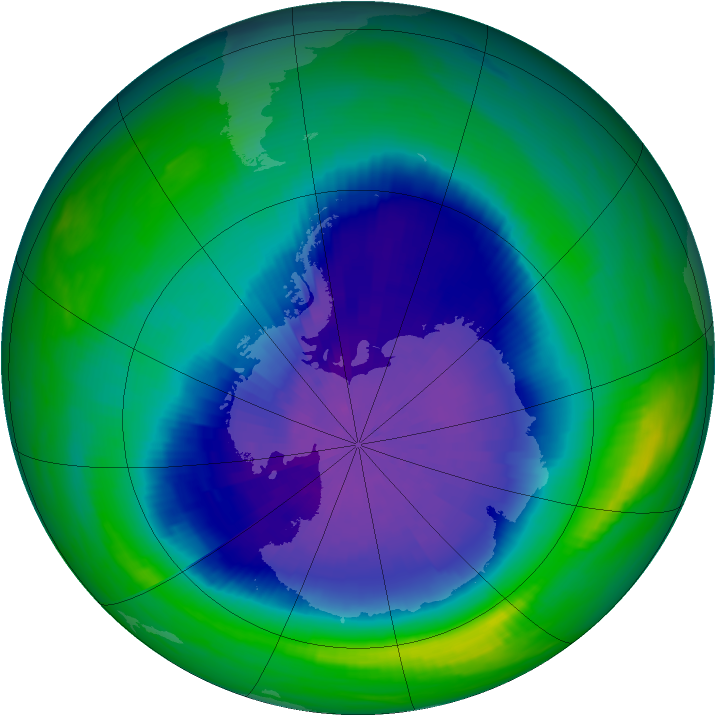 Ozone Map 1987-10-02